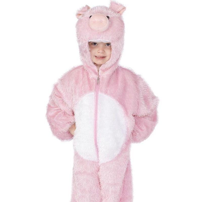 Pig Costume, Small - Small Age 4-6 Boys Pink