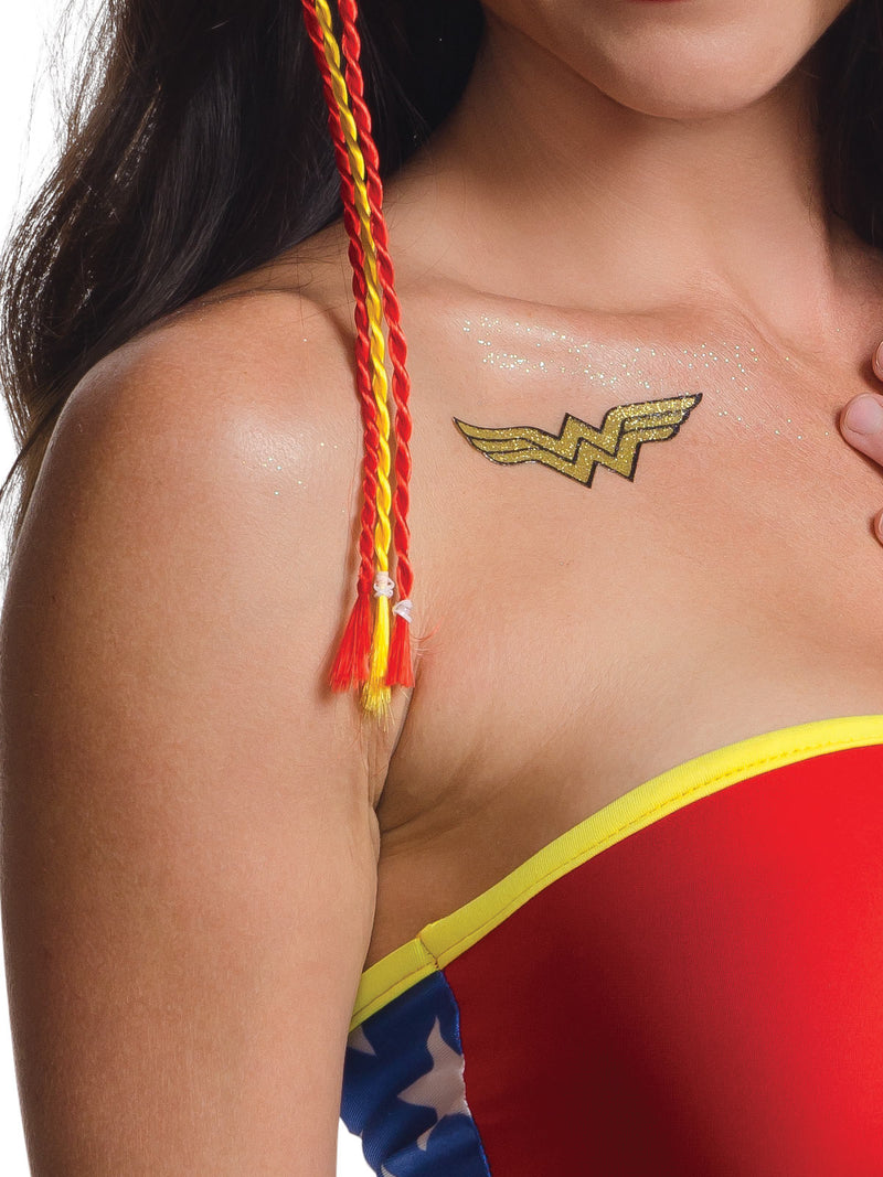 Wonder Woman Nail Decal Kit Unisex Red -3