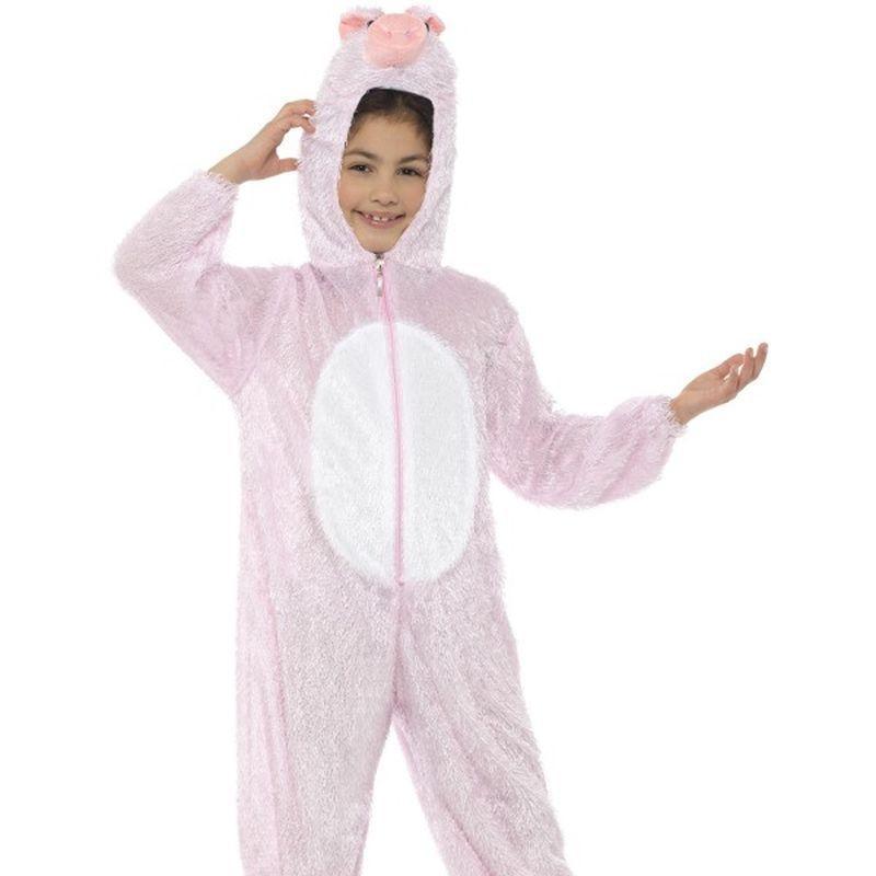 Pig Costume, Medium - Medium Age 7-9 Boys Pink