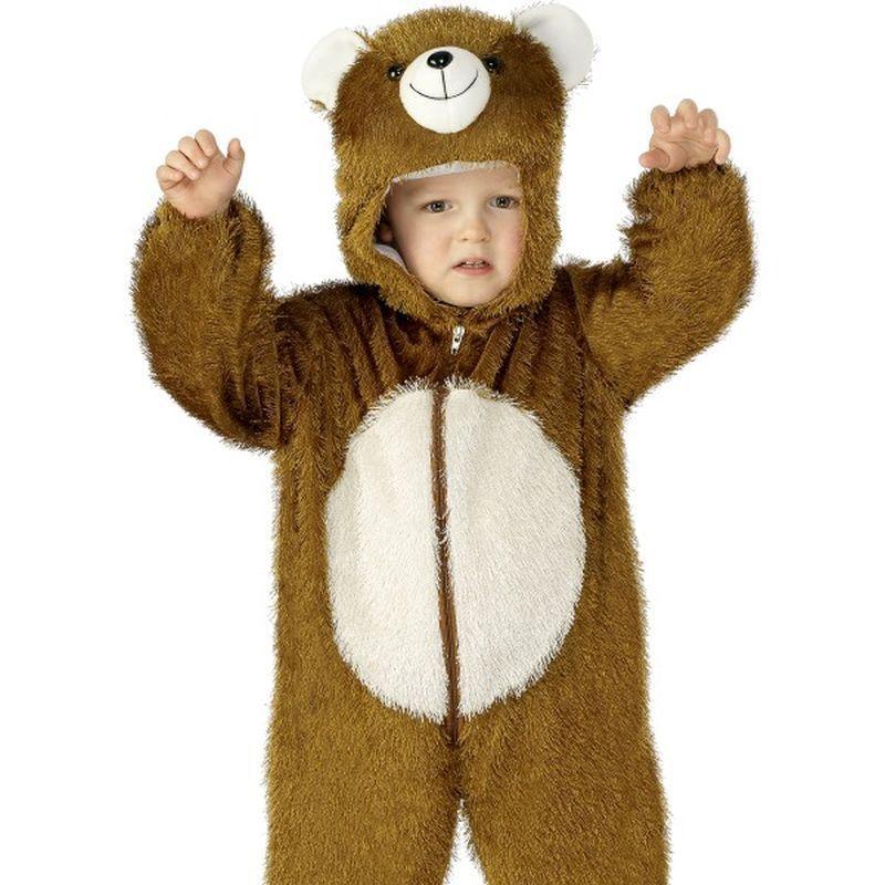 Bear Costume, Small - Small Age 4-6 Boys Brown/White