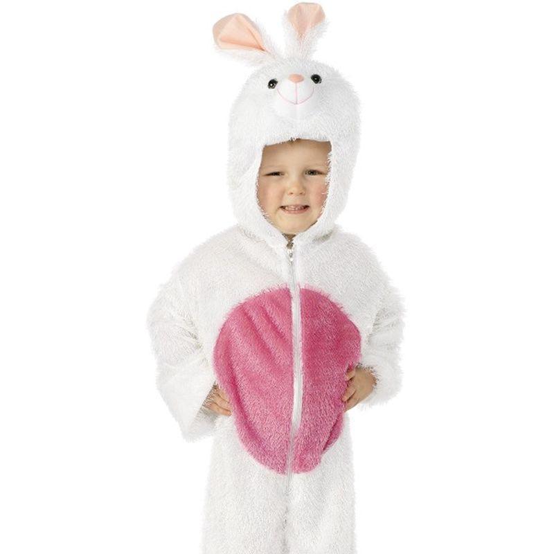 Bunny Costume, Small - Small Age 4-6 Boys White/Pink