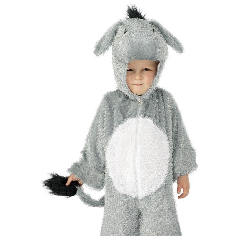 Donkey Costume, Small - Small Age 4-6 Boys Grey/White