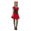 Fever Wicked Devil Costume Adult Red Black