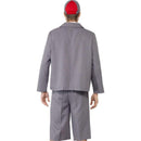 Schoolboy Costume Adult Grey School Uniform