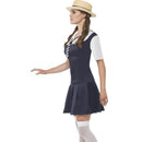 School Girl Costume Adult White Black