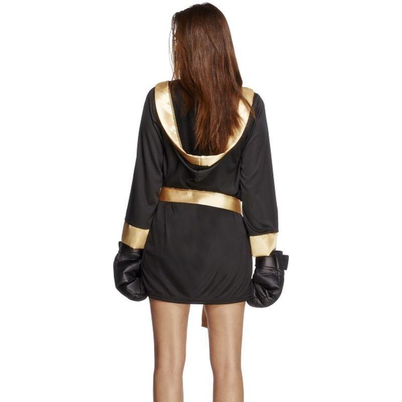 Fever Knockout Costume Adult Black Gold