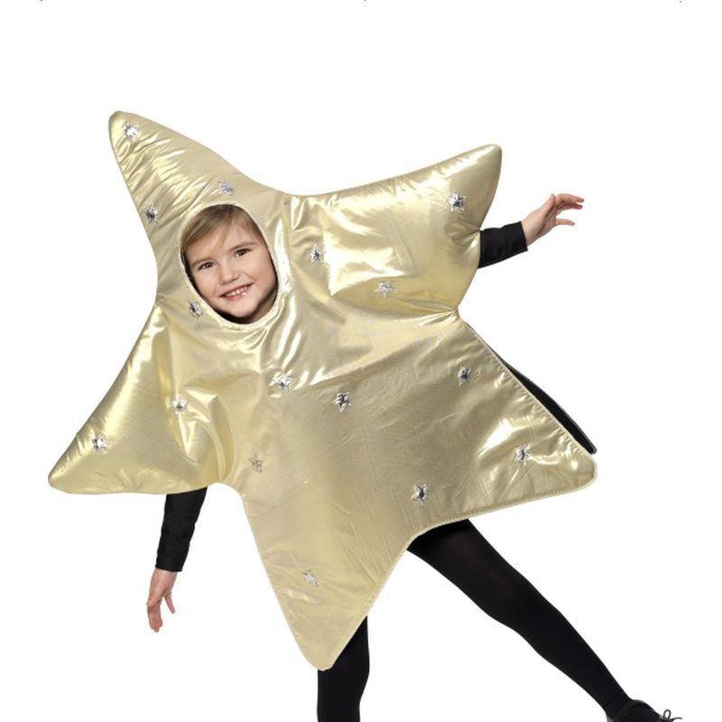 Christmas Star Costume - Small Age 4-6 Boys Gold