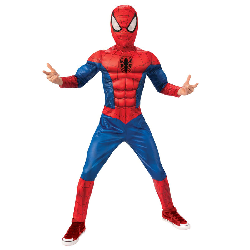 Spider Man Deluxe Kids Costume Boys Red