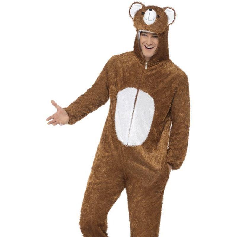 Bear Costume Adult Brown Mens -1