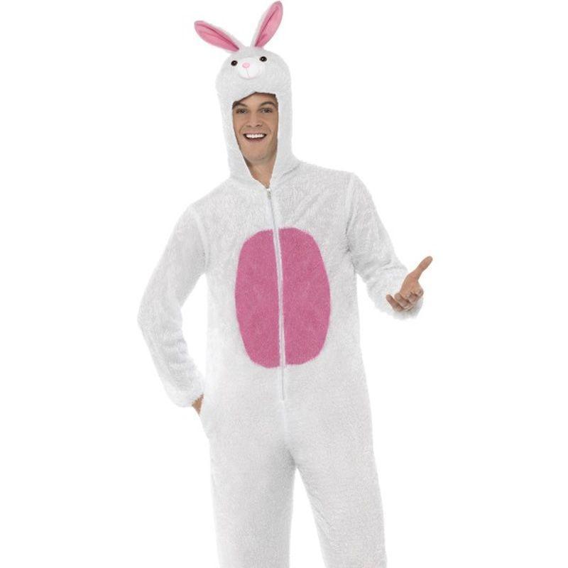 Bunny Costume - Medium Mens White/Pink