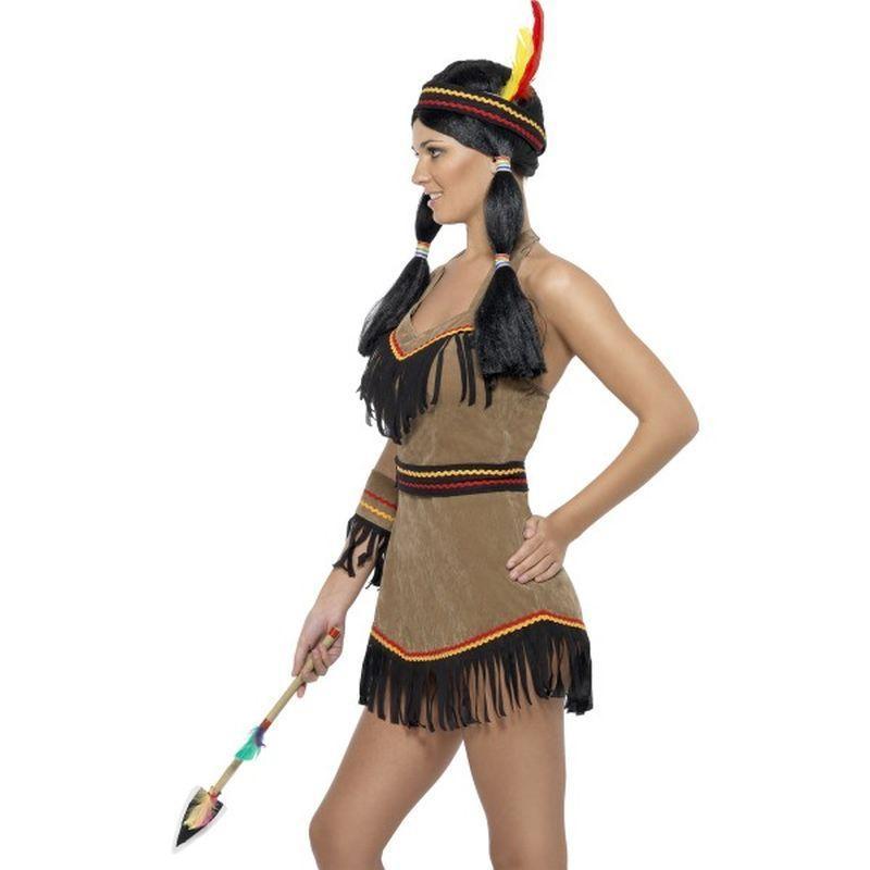 Native American Inspired Woman Costume Adult Brown Womens