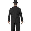 Zombie Gangster Costume Black Adult