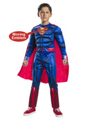 Superman Deluxe Costume With Lenticular Child