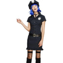Fever Naughty Cop - UK Dress 8-10 Womens Blue
