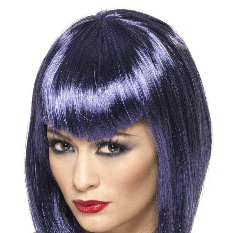 Vamp Wig - One Size Womens Purple