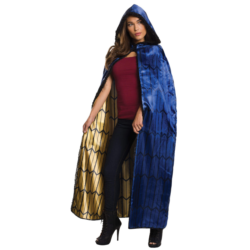 Wonder Woman Deluxe Cape Adult Womens Blue -1