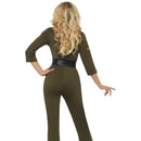 Top Gun Aviator Adult Green Jumpsuit