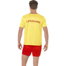 Baywatch Mens Beach Costume Adult Yellow and Red