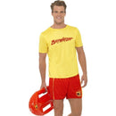 Baywatch Mens Beach Costume - Medium Mens Yellow/Red