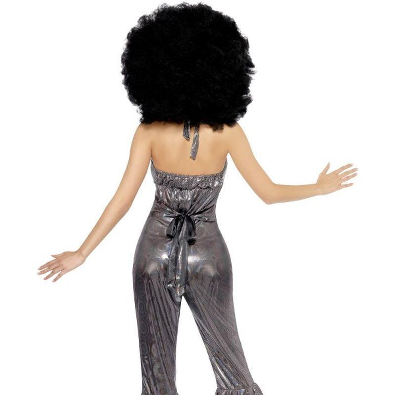 Disco Diva Costume Adult Silver Womens