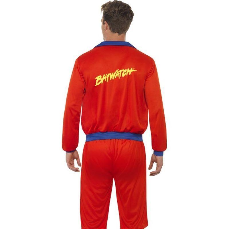 Baywatch Beach Men's Lifeguard Costume Adult Red Blue Mens