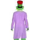 Bad Hatter Costume Adult Green Purple White