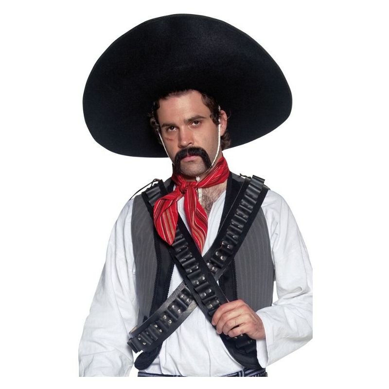 Authentic Mexican Bandit Sombrero Adult Mens -1