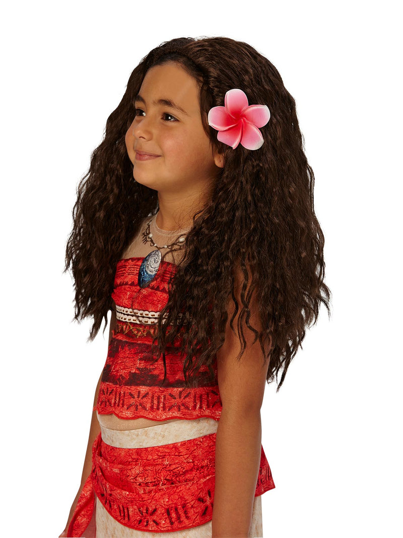 Moana Wig Child Womens Brown