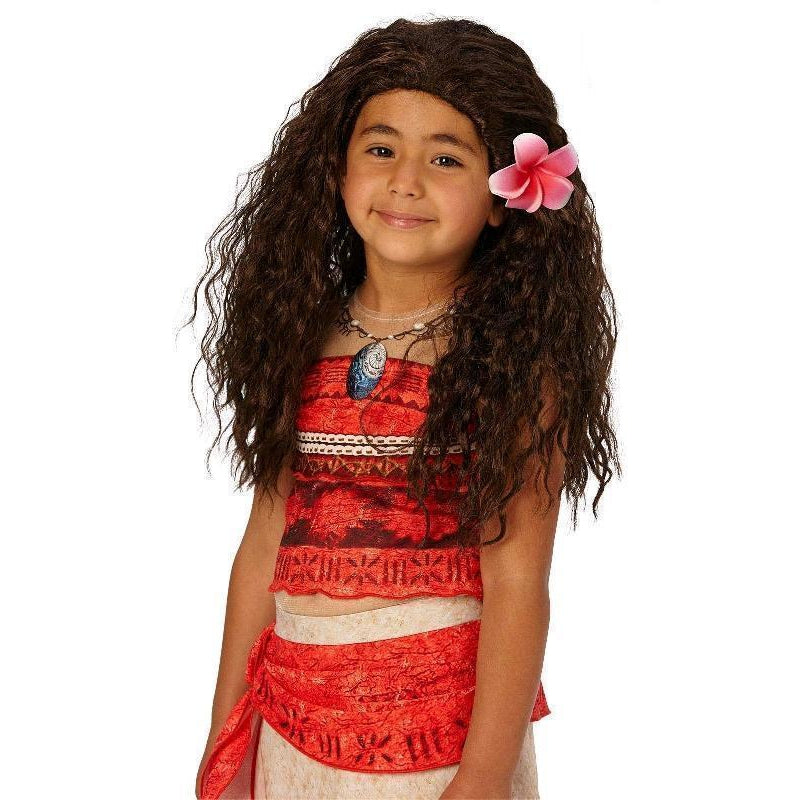 Moana Wig Child Womens Brown