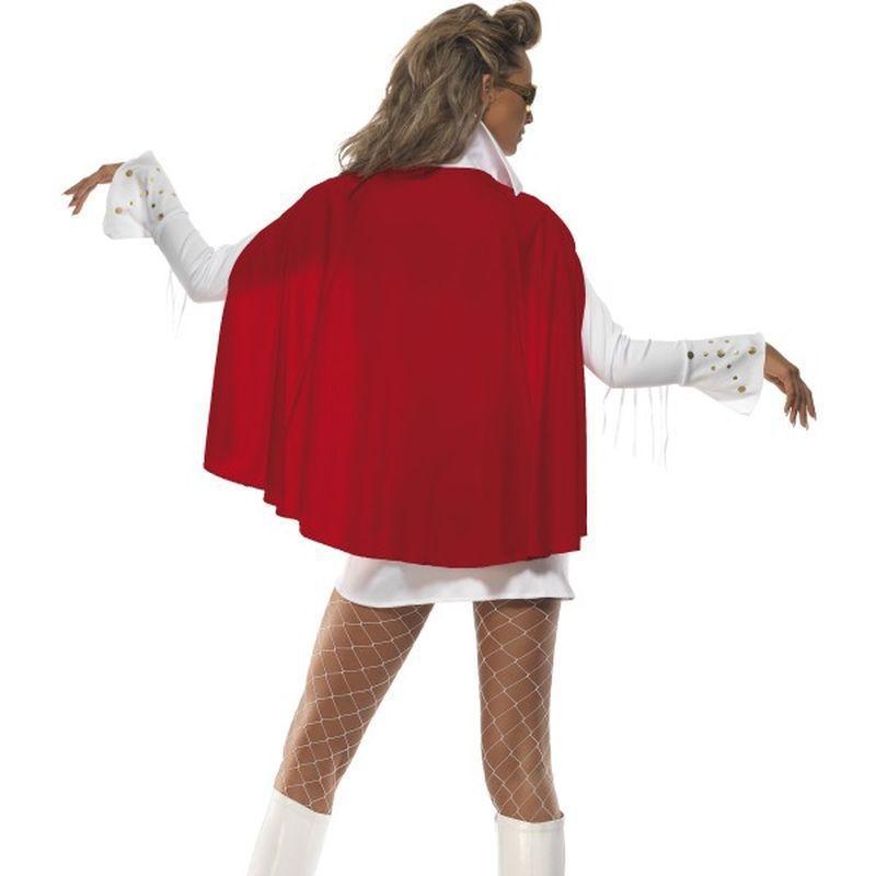 Elvis Viva Las Vegas Costume Adult White Red Womens