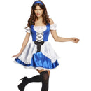 Fever Alice Costume - UK Dress 8-10 Womens Blue/White