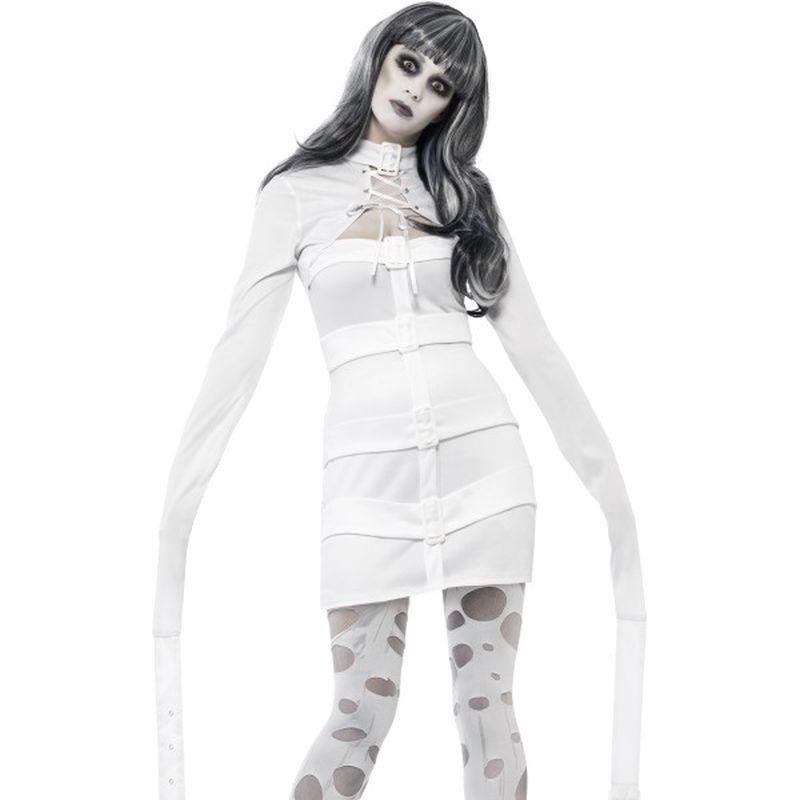 Sexy Straitjacket Costume Adult White Womens