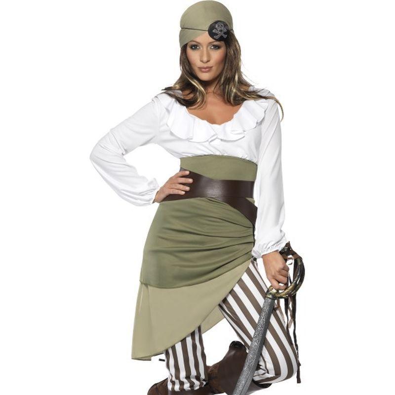 Shipmate Sweetie Costume - UK Dress 8-10 Womens Green/White