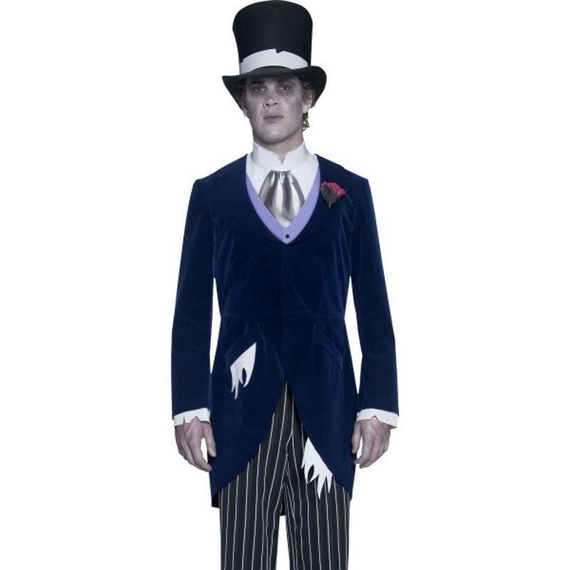 Gothic Manor Groom Costume - Medium Mens Black/White