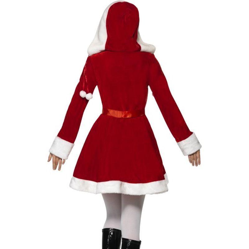 Miss Santa Costume Adult Red White Womens