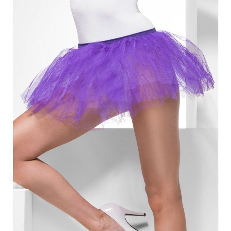 Tutu Underskirt Adult Purple Womens -1