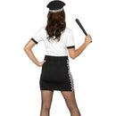 Cop Costume Adult White Black