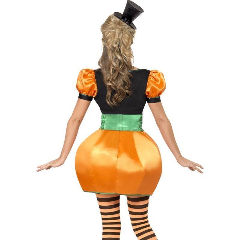 Pumpkin Costume Adult Orange Green Womens