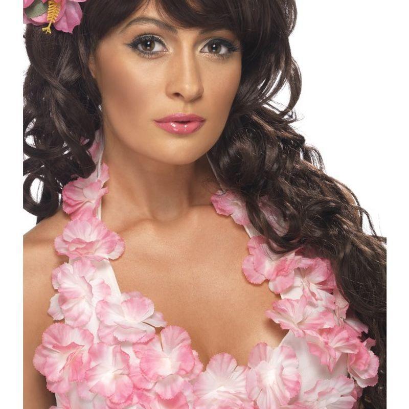 Hawaiian Flowered Halterneck Top - One Size