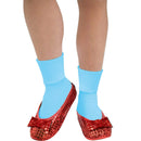 Dorothy Sequin Shoe Covers Adult Womens Red