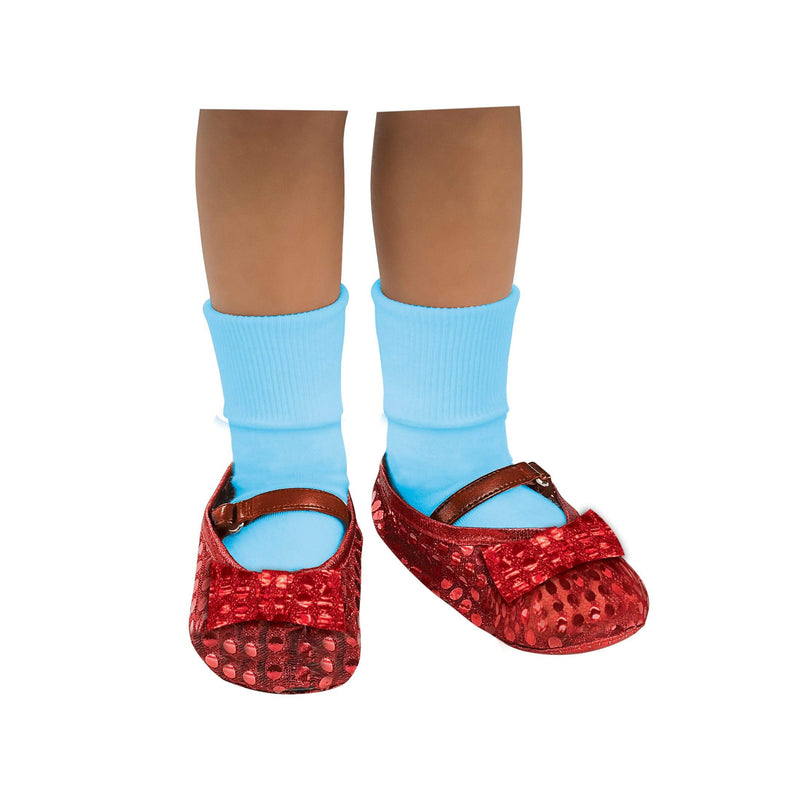 Dorothy Sequin Shoe Covers Child Womens Red
