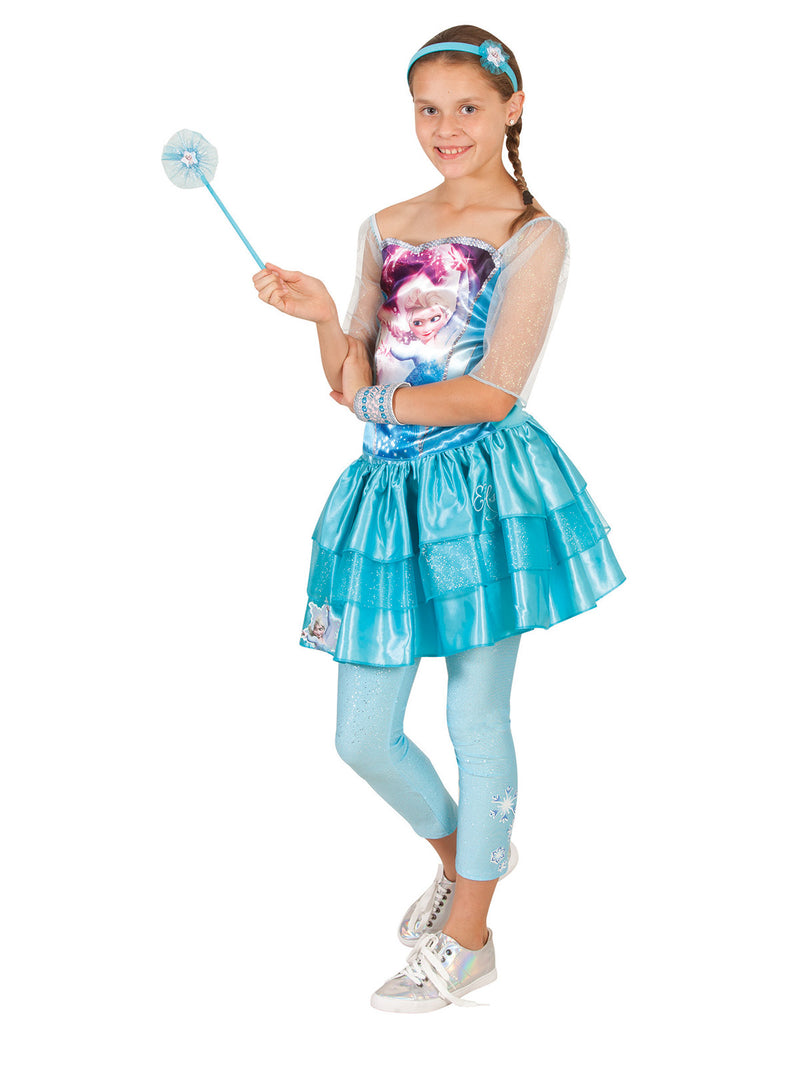 Elsa Princess Tutu Skirt Child Girls Blue -3