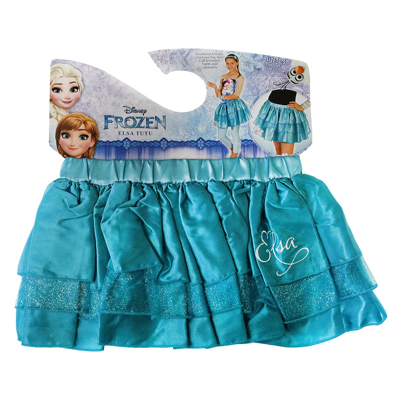 Elsa Princess Tutu Skirt Child Girls Blue -4
