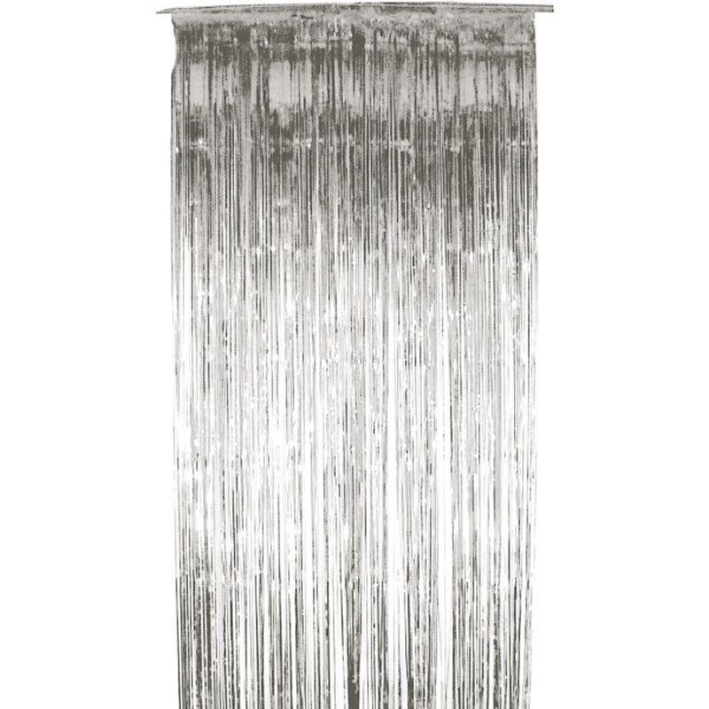Shimmer Curtain - One Size Mens Silver