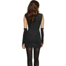 Fever Skeleton Costume Adult Black White