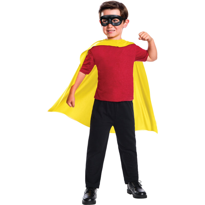 Robin Cape & Mask Set Child Mens Red