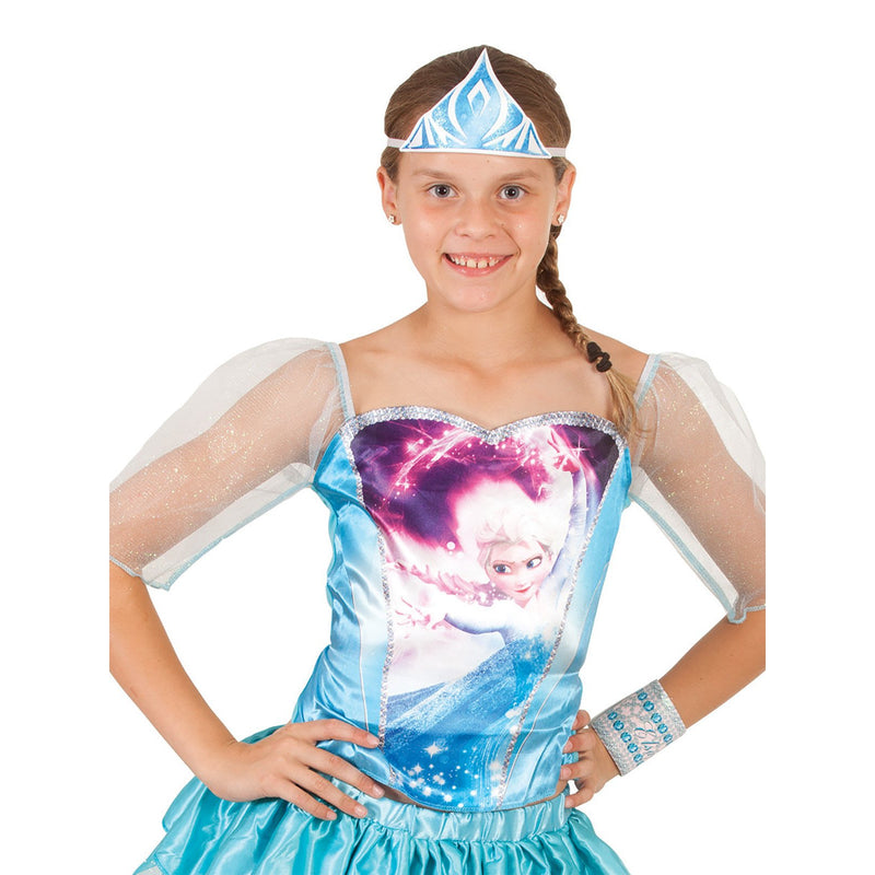 Elsa Princess Top Child Girls Blue -1