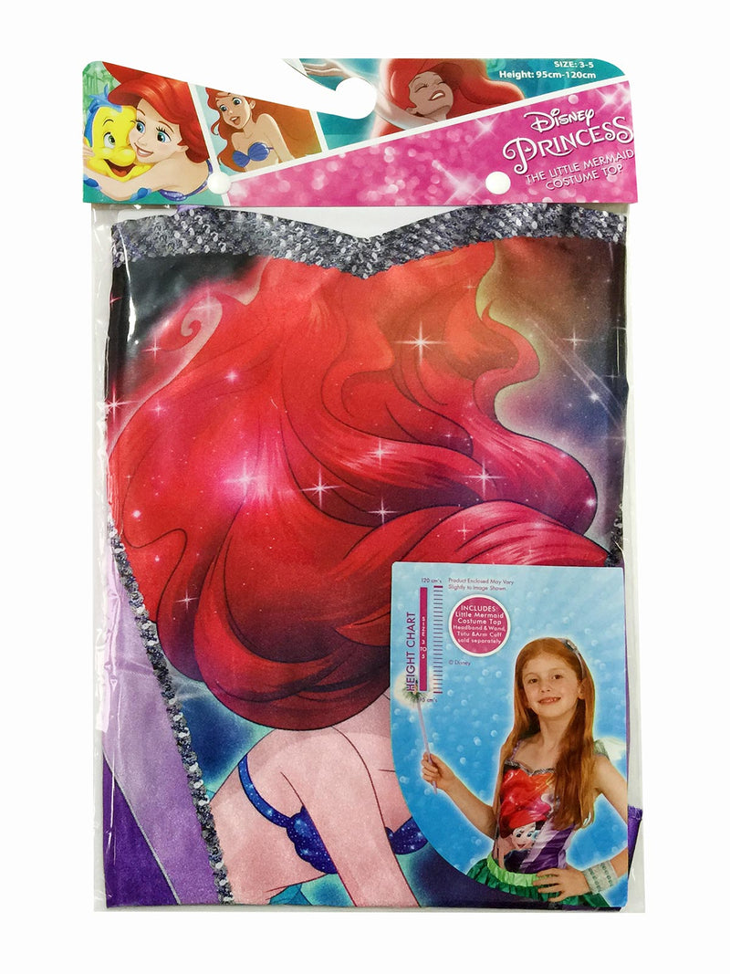 Ariel Princess Top Child Boys Purple