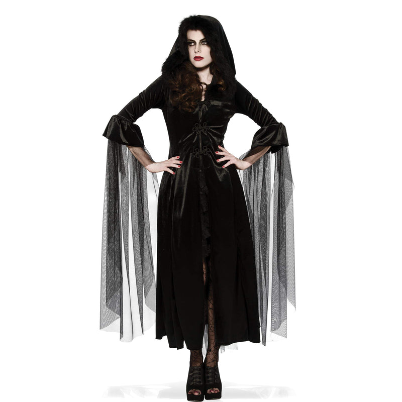 Mistress Of Midnight Costume Adult Womens -1