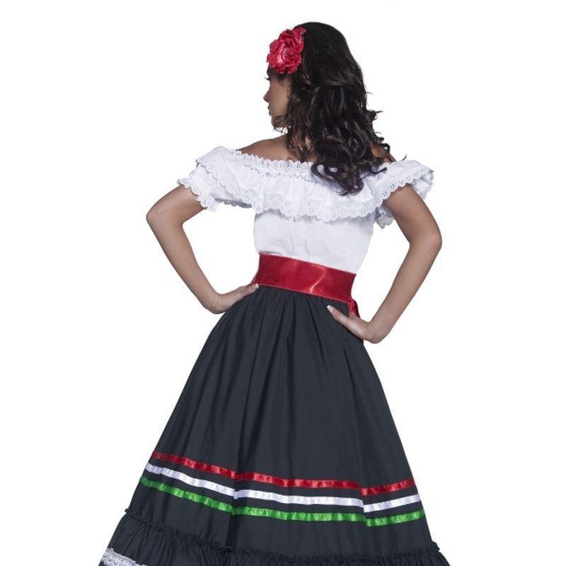 Authentic Western Sexy Senorita Costume Adult White Womens